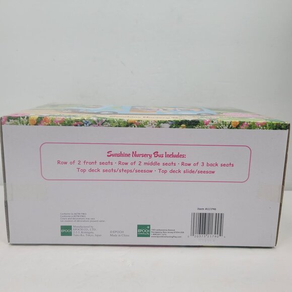 Calico Critters Sylvanian Families Sunshine Nursery Bus NEW - Picture 5 of 5
